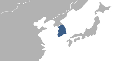 Map South Korea Map South Korea